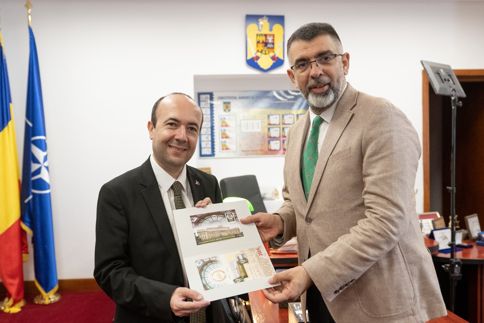 Întrevederea senatorului Robert-Marius Cazanciuc, vicepreședinte al Senatului României, cu ministrul adjunct al afacerilor externe al Republicii Azerbaidjan, Fariz Rzayev